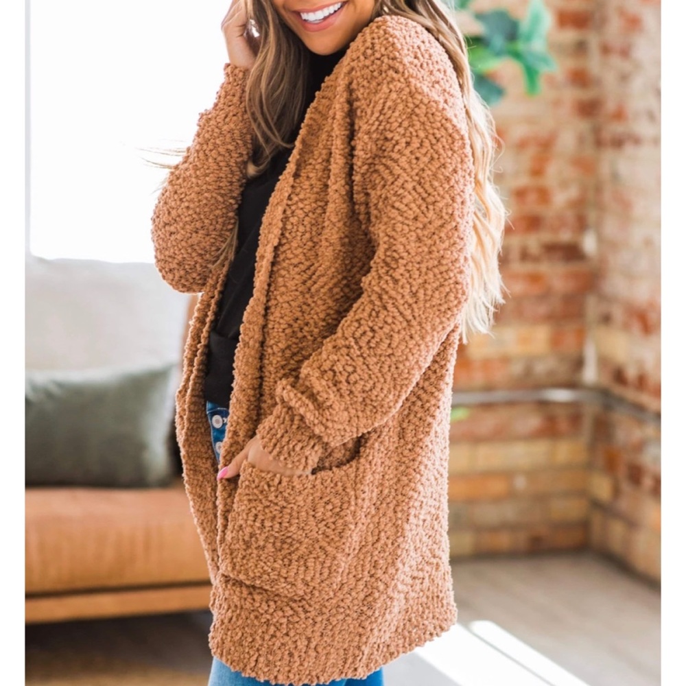 Camel Brown Cardigan
